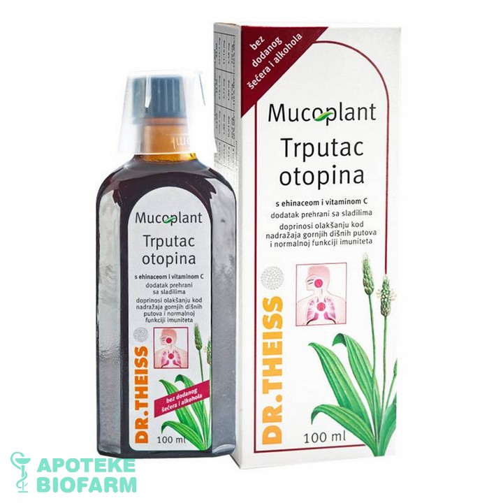 Mucoplant Sirup Trputac 100Ml BIOFARM Apoteka